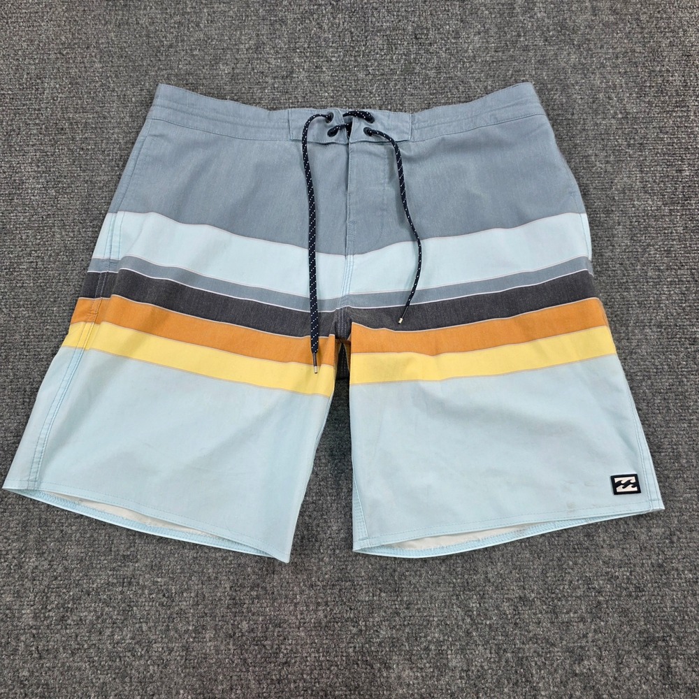 Billabong‎ Recycler Lo Tide Spinner Stripe Board Shorts - Size 32